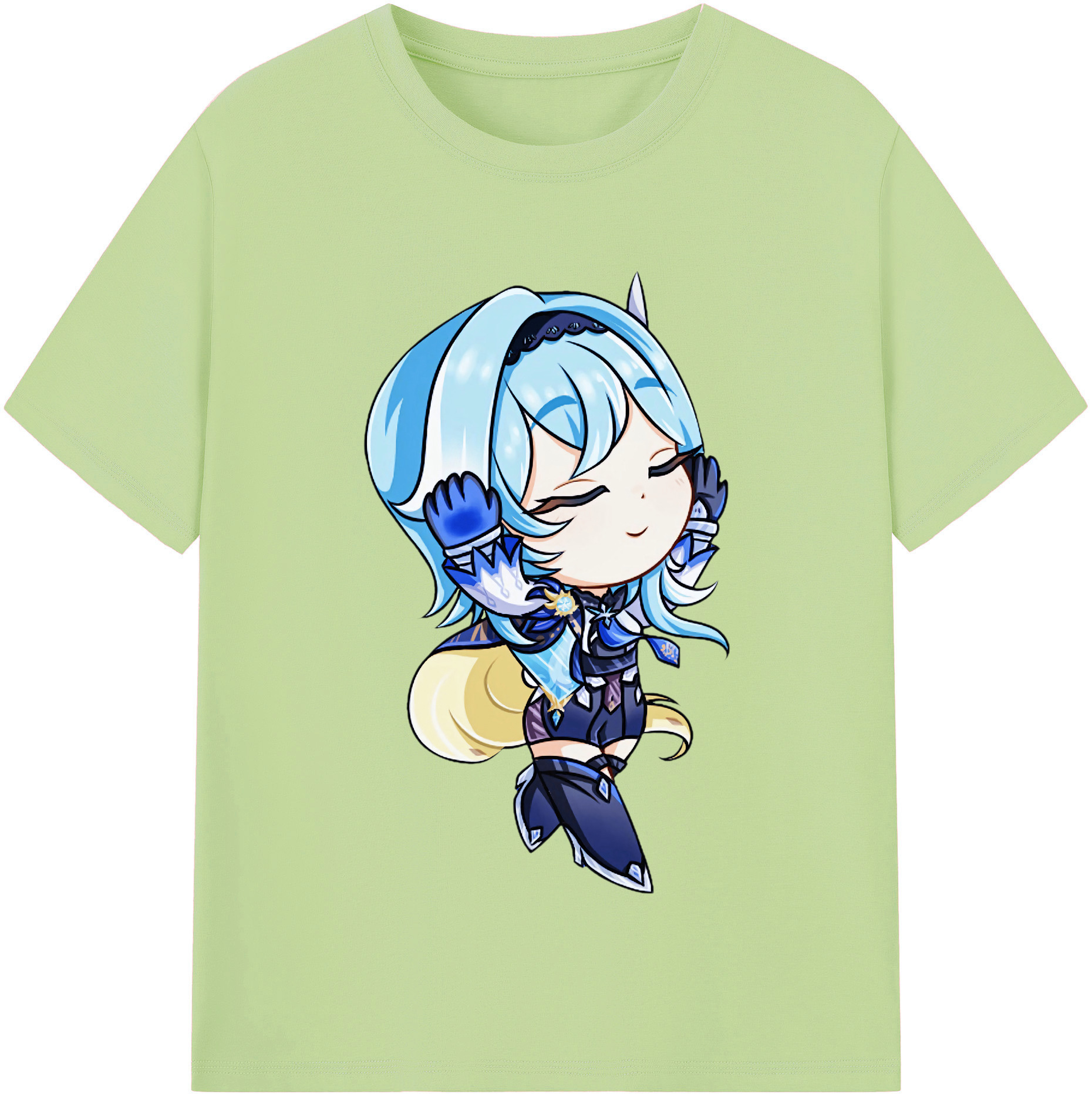 げんし神 优菈 ゆうら genshin Yūra 綿100％半袖Tシャツ（フロントプリント）